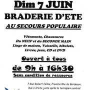 Braderie d'été du Secours Populaire