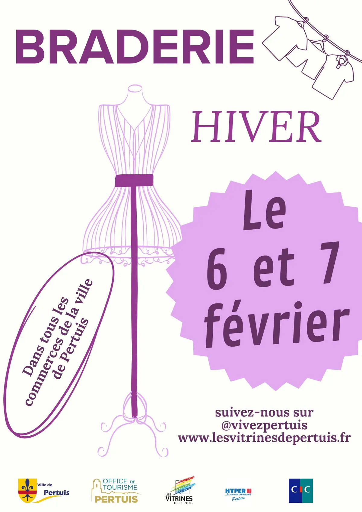 Braderie D'Hiver En Centre Ville