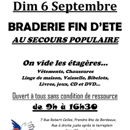 Braderie de fin d'été