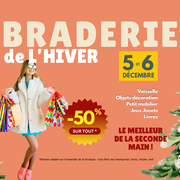 Braderie de l'hiver à la ressourcerie Histoires sans fin
