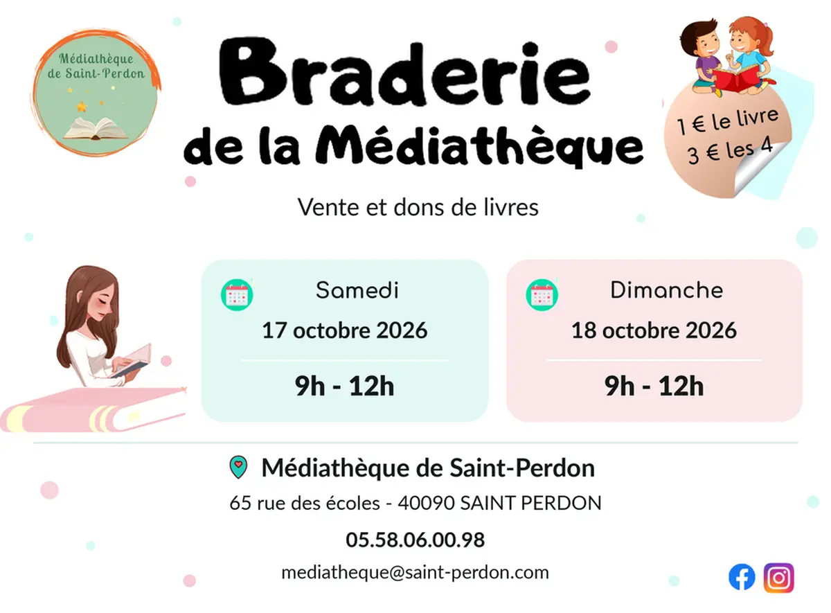 Braderie de la médiathèque