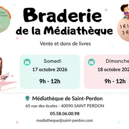 Braderie de la médiathèque