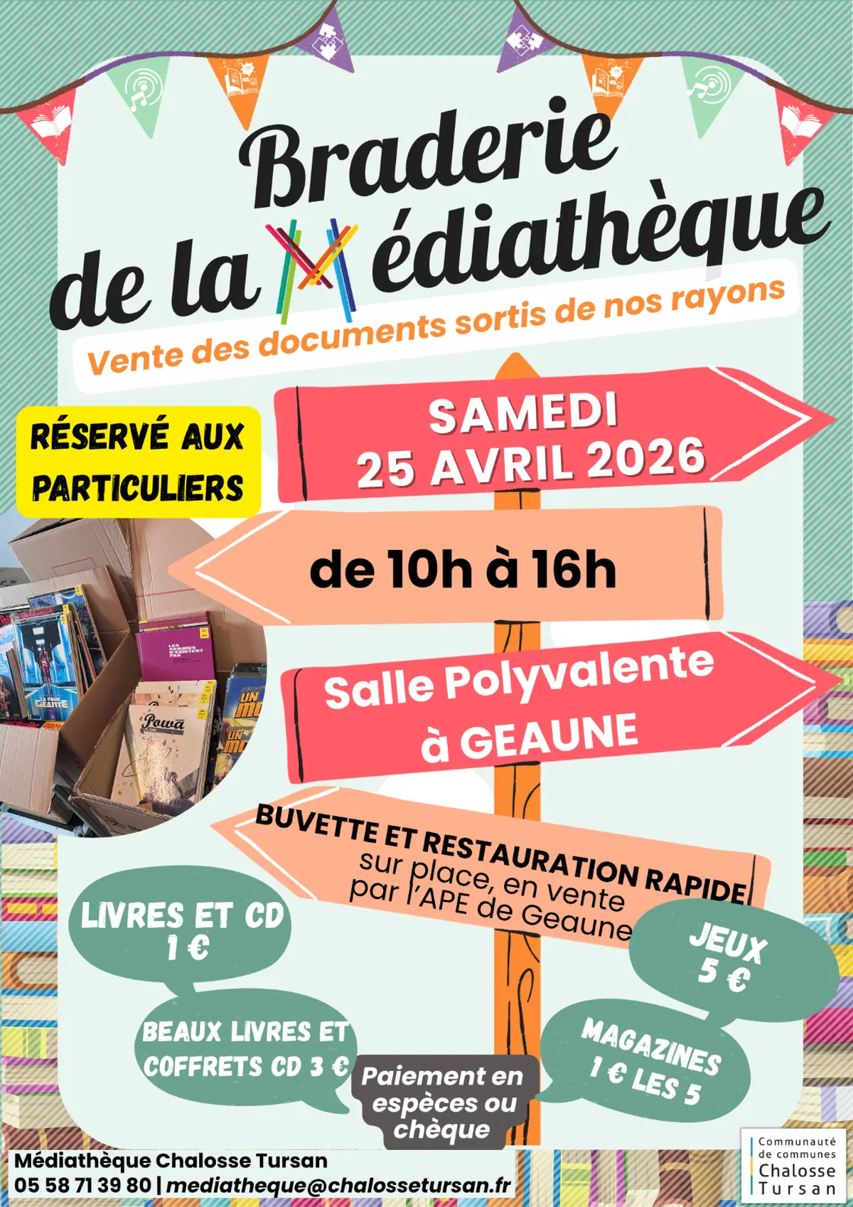 Braderie de la Médiathèque