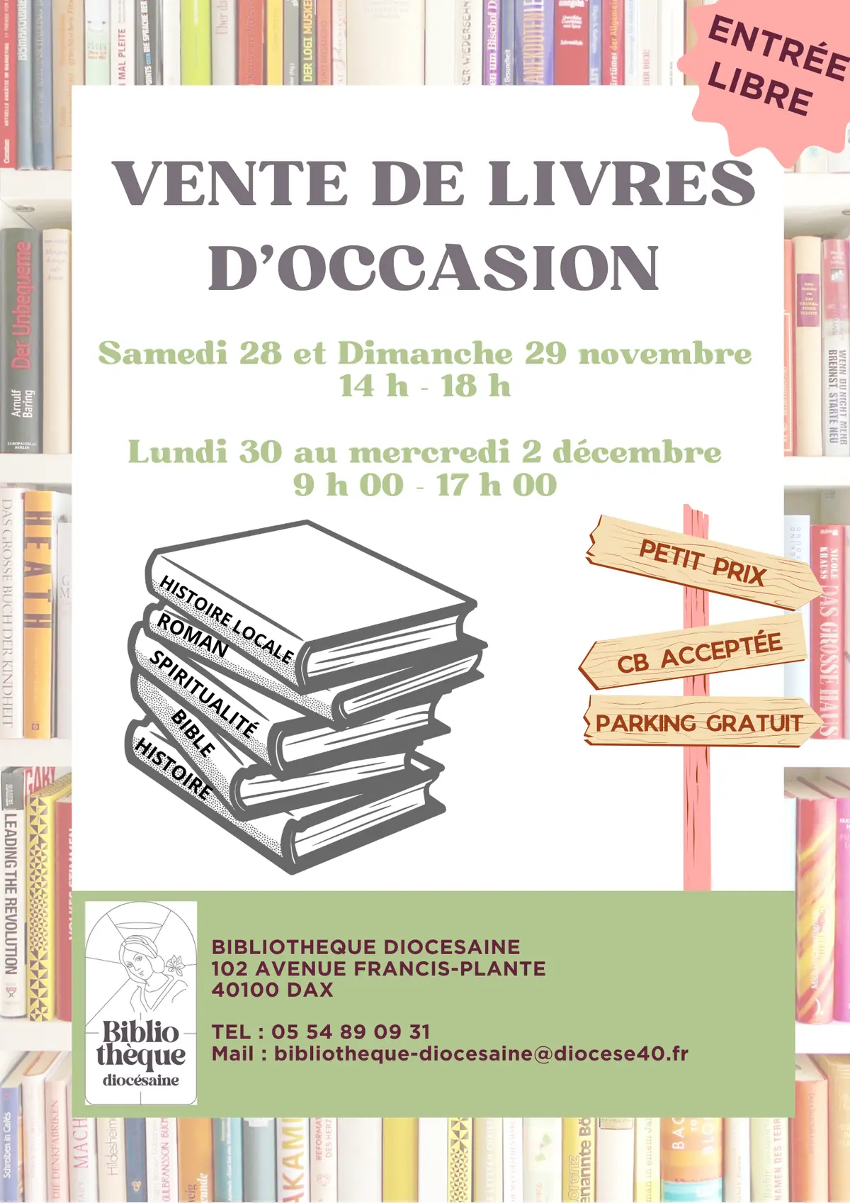 Braderie de livres d'occasion