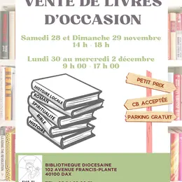 Braderie de livres d'occasion