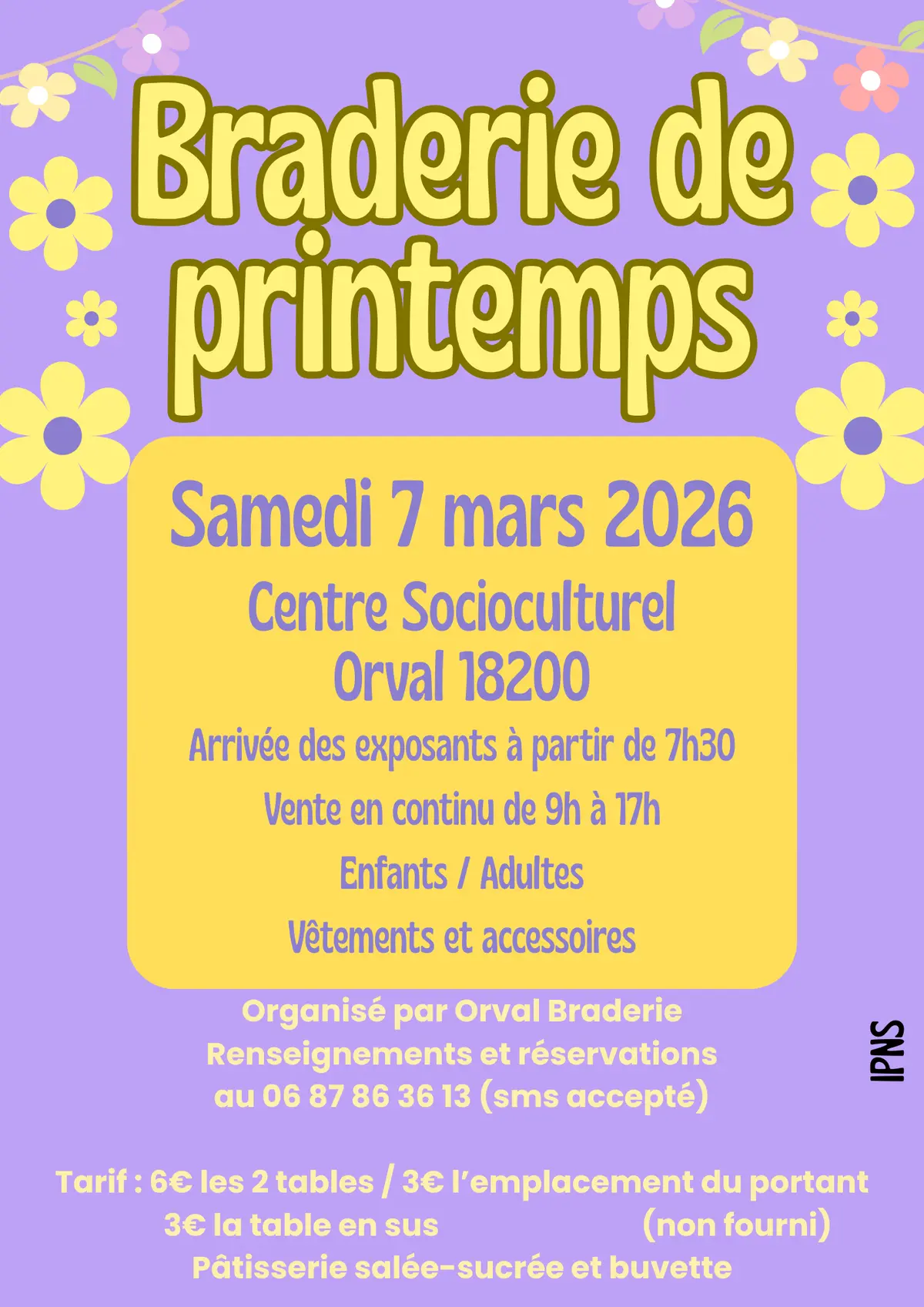 Braderie de printemps
