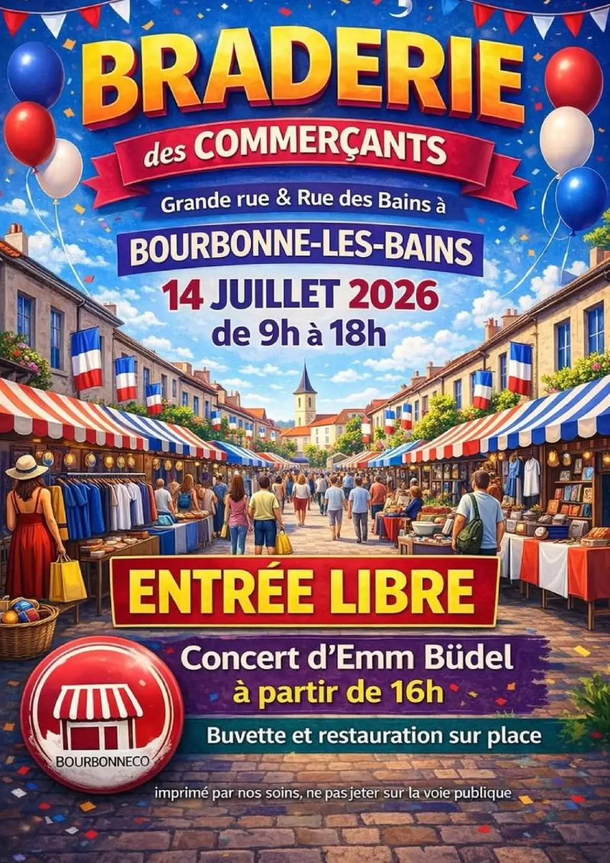 Braderie des commerçants