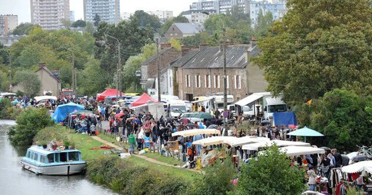 Braderie du Canal Saint-Martin à Rennes
