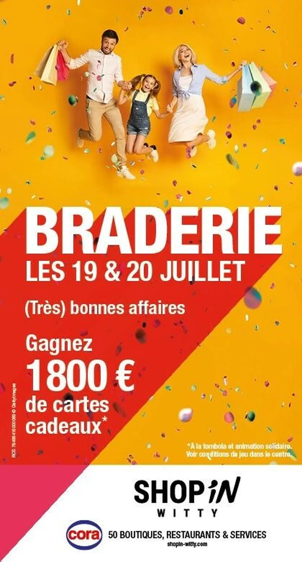 Braderie du centre commercial Shop In Witty