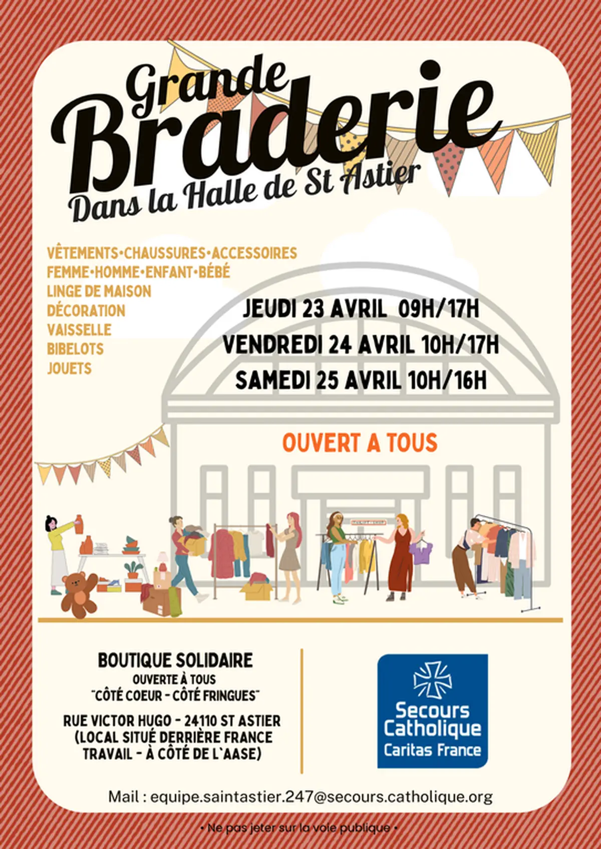 Braderie du Secours Catholique