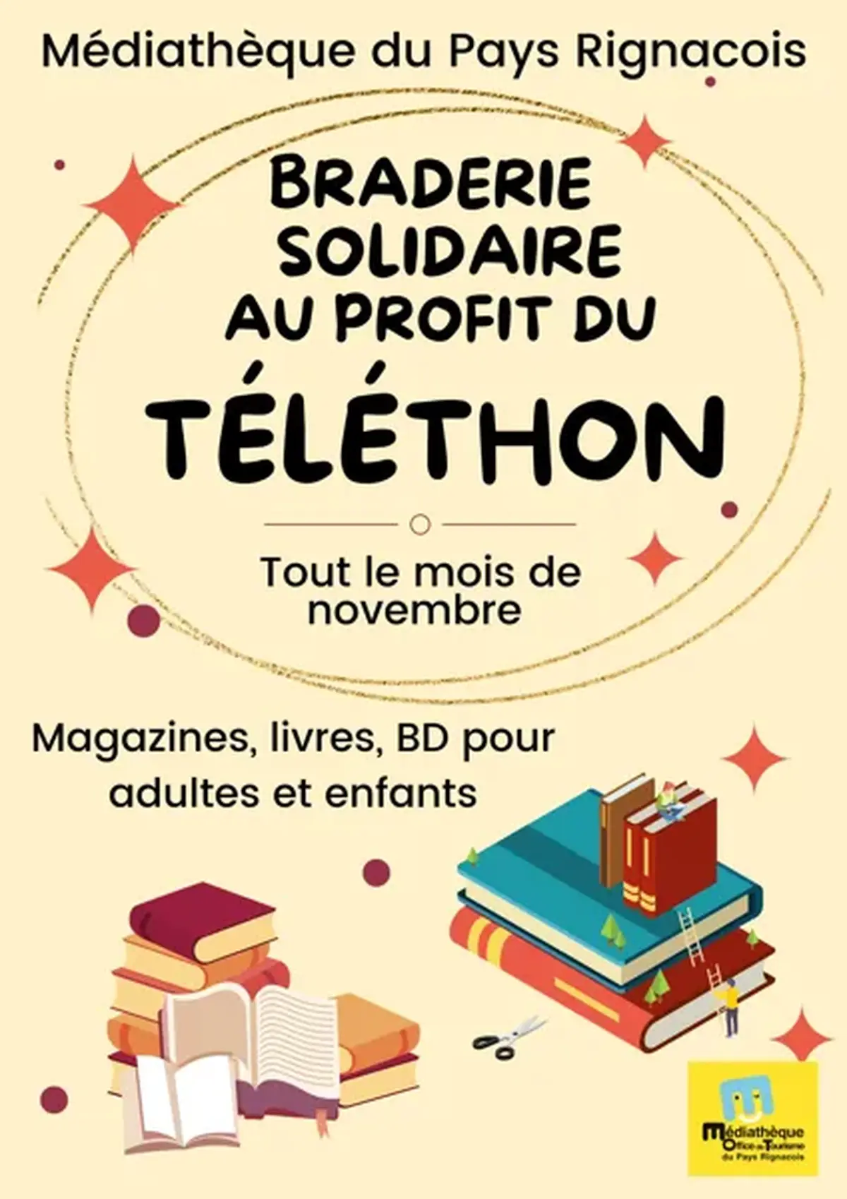 Braderie solidaire au profit du Téléthon