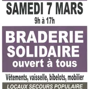 Braderie Solidaire du Secours Populaire