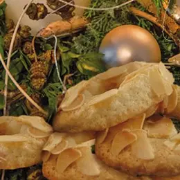 Bredala : les anneaux aux amandes