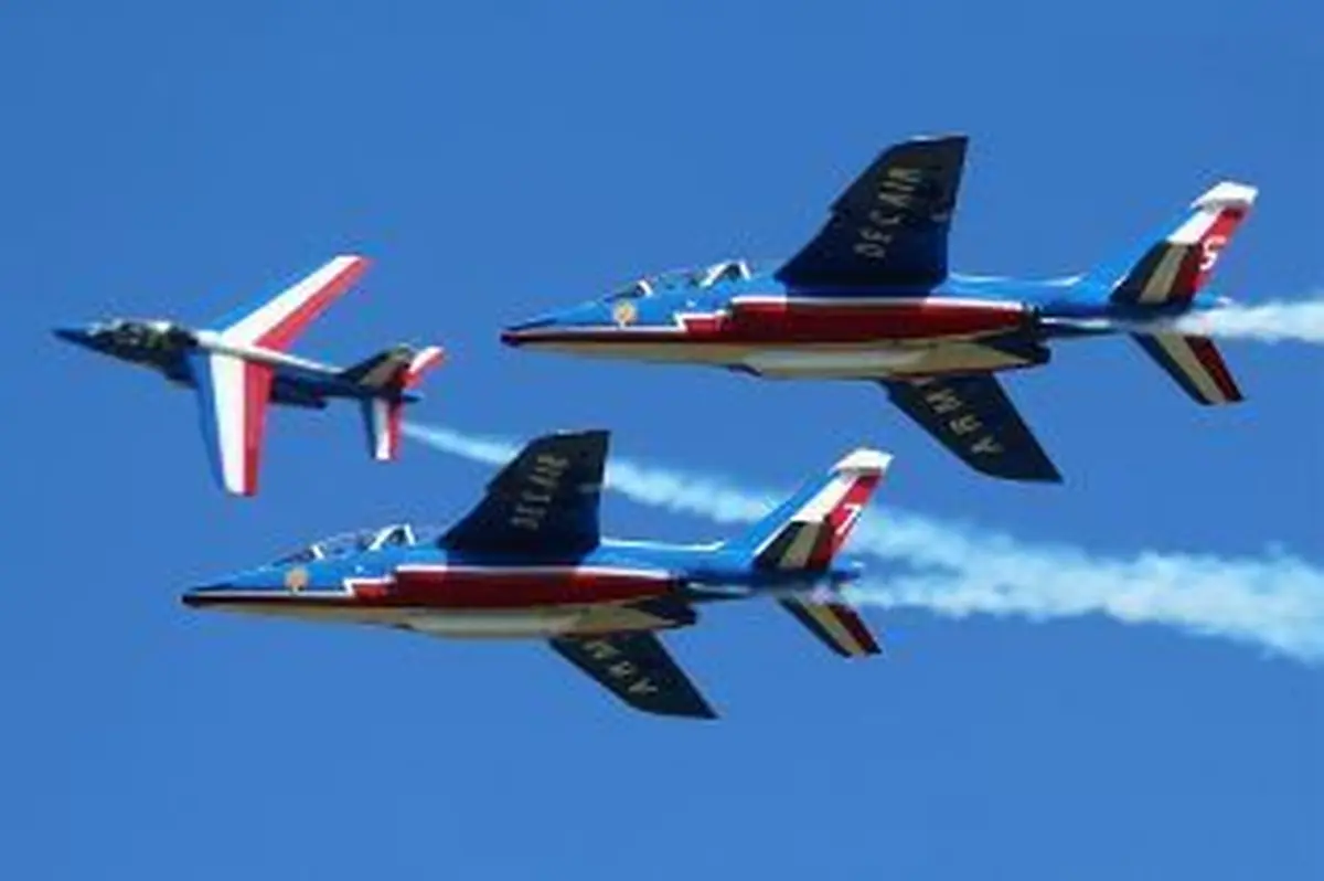 Chaque année, la patrouille de France parade au Breizh Airshow 