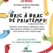 Bric à brac de printemps par l'association Afihmad