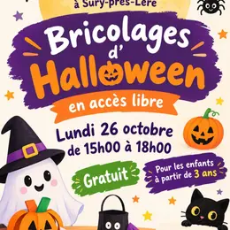 Bricolages d’Halloween à la bibliothèque !