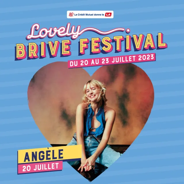 Angèle présente au Brive Festival 2023.