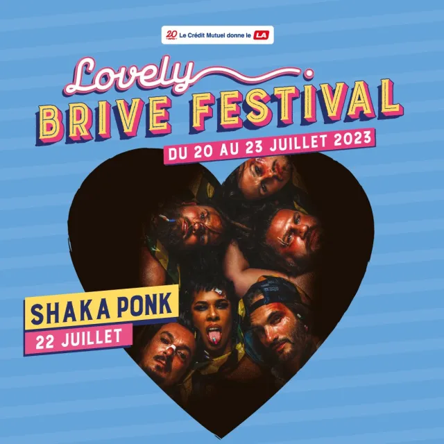 Shaka Ponk au Brive Festival 2023.