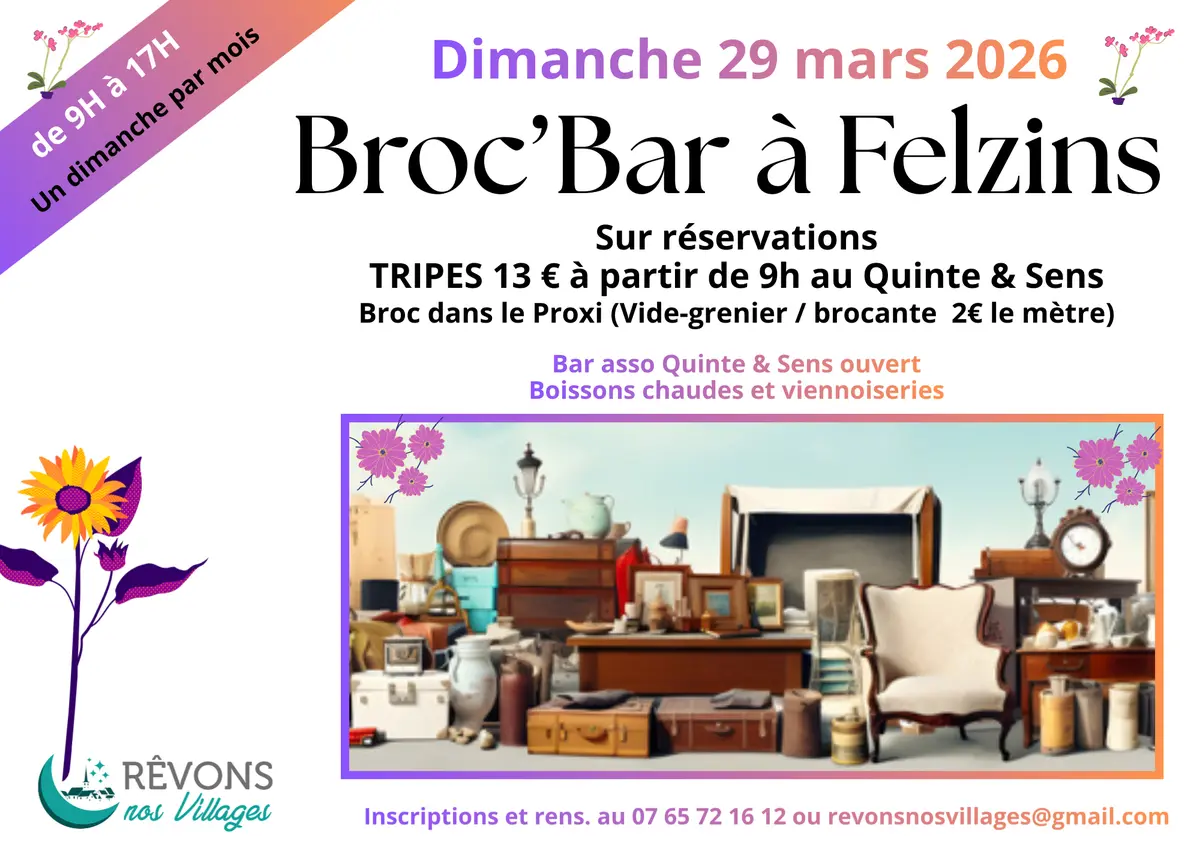 Broc'bar à Felzins