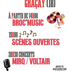 Broc'music, scènes ouvertes, concerts