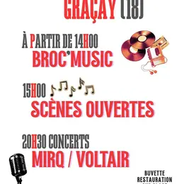 Broc'music, scènes ouvertes, concerts
