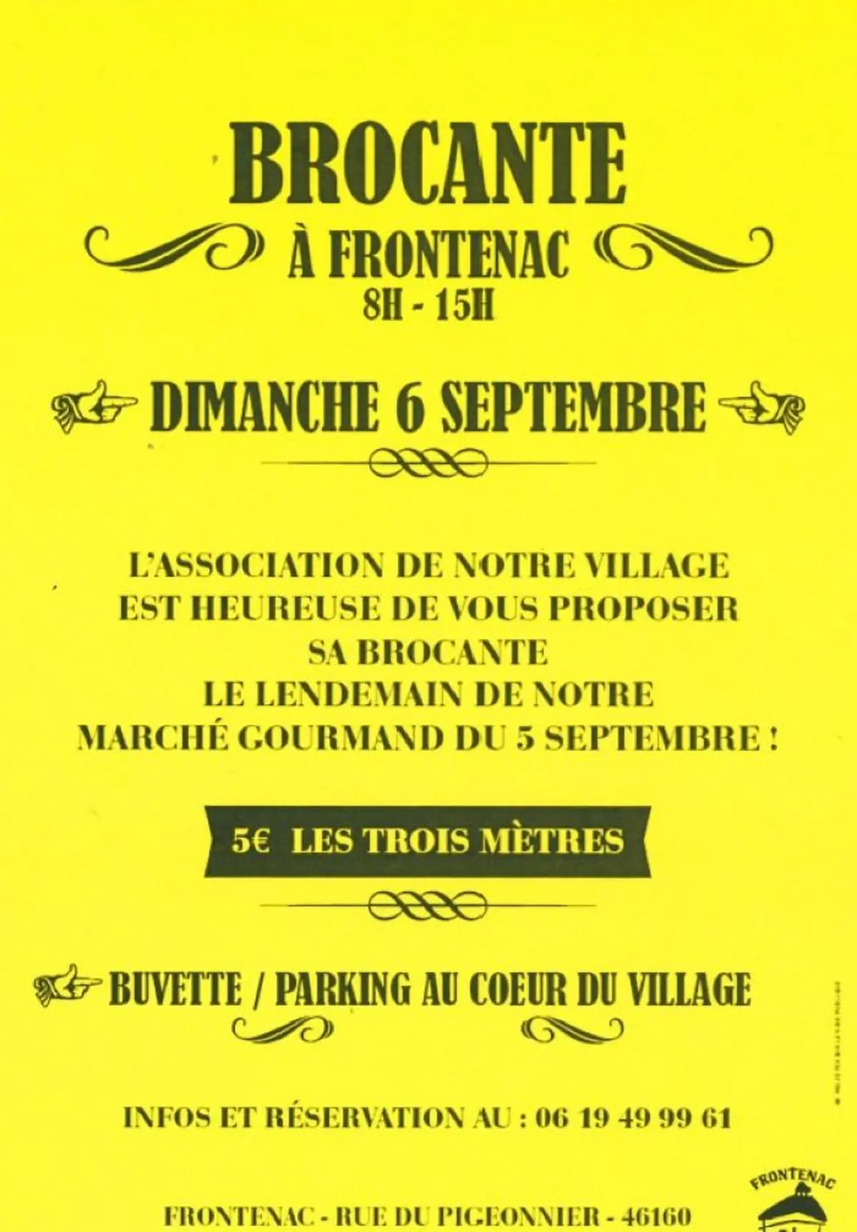 Brocante à Frontenac