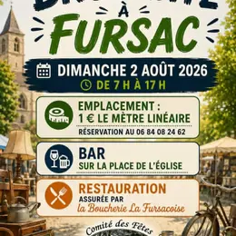 Brocante à Fursac