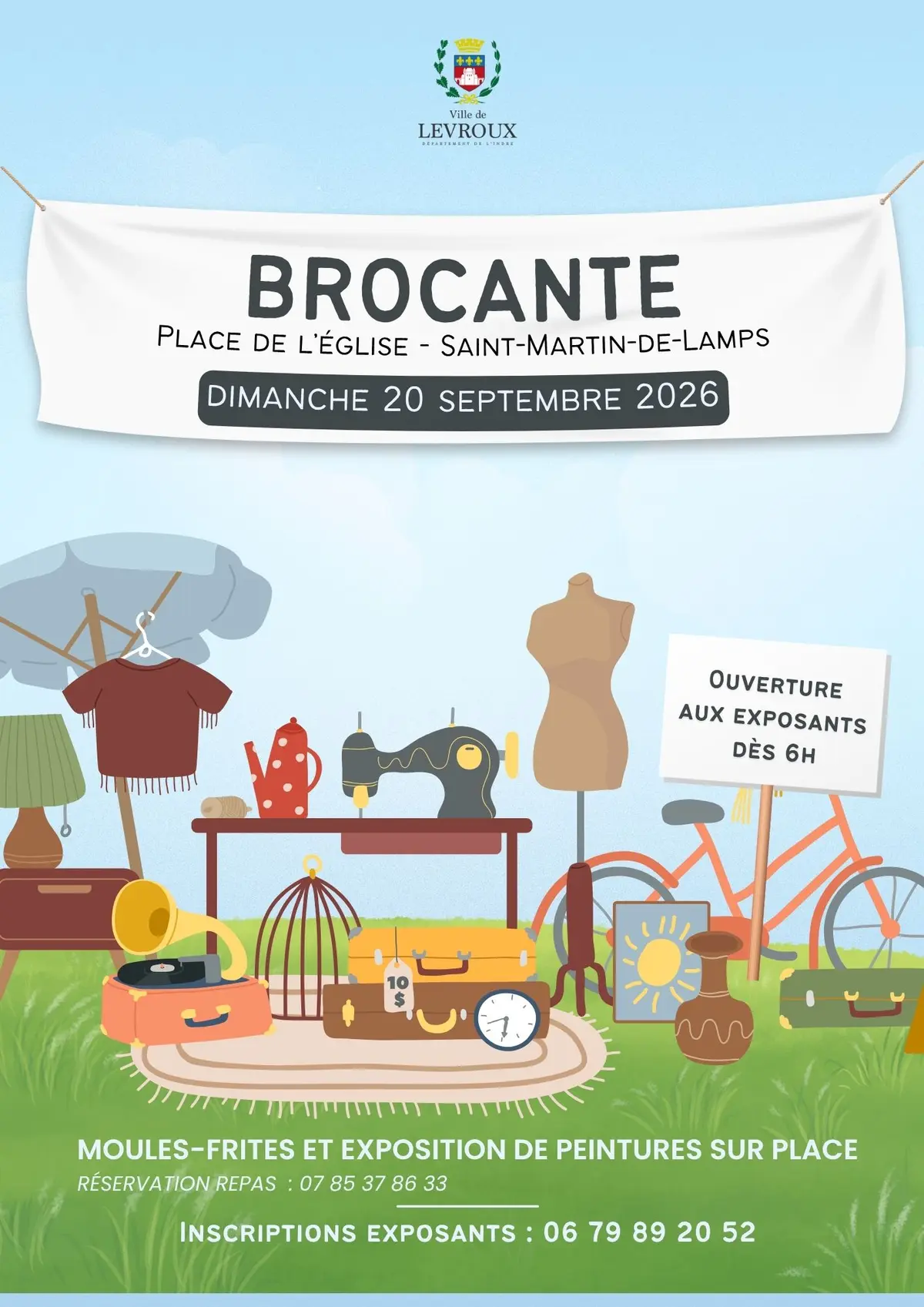 Brocante à Saint-Martin-de-Lamps