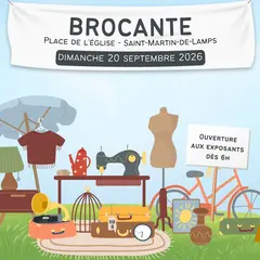 Brocante à Saint-Martin-de-Lamps