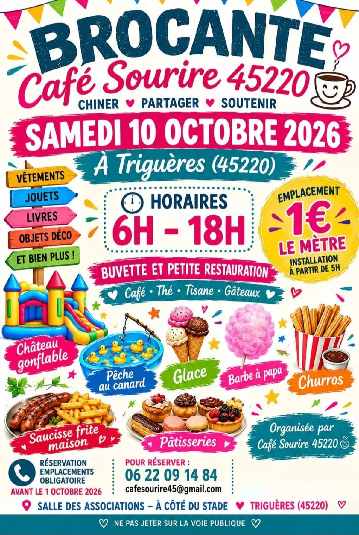 Brocante à Triguères