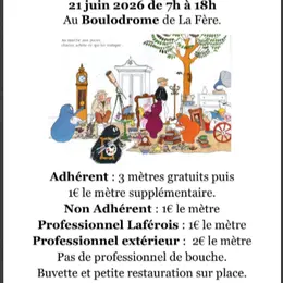 Brocante  au boulodrome de La Fère