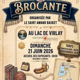 Brocante au lac de Virlay
