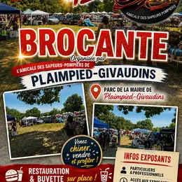 Brocante de l'Amicale Sapeurs-Pompiers Plaimpied-Givaudins