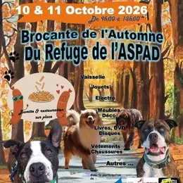 Brocante de l'automne du refuge de l'ASPAD