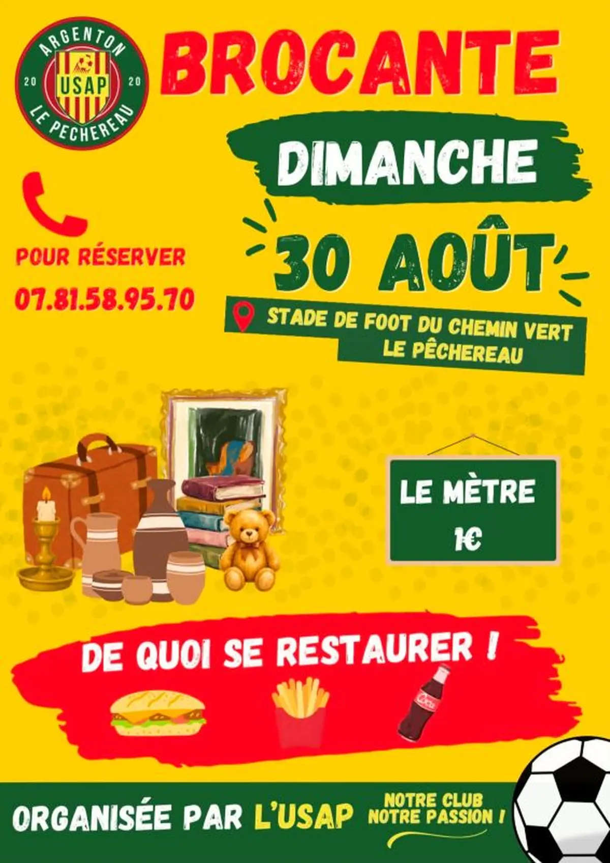 Brocante de l'USAP Football