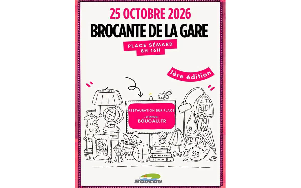 Brocante de la gare, 1ère édition