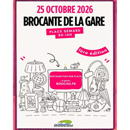 Brocante de la gare, 1ère édition