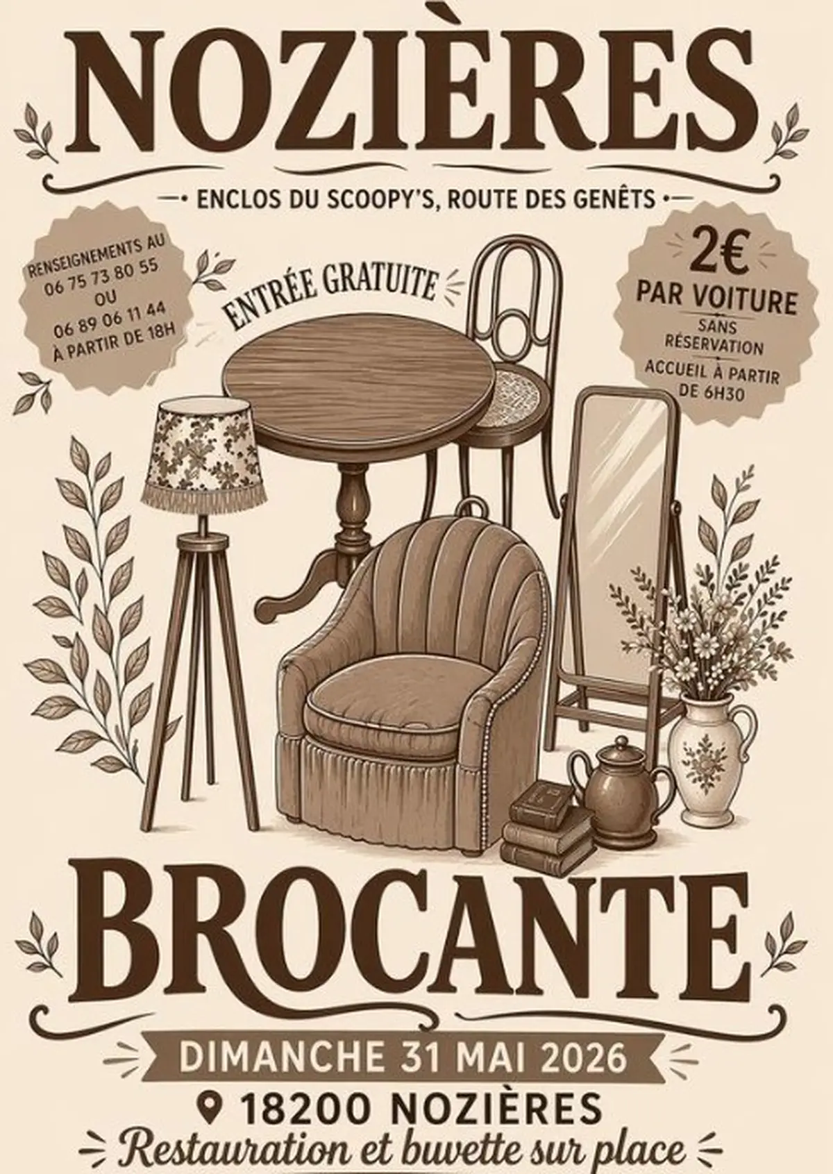 Brocante de Nozières