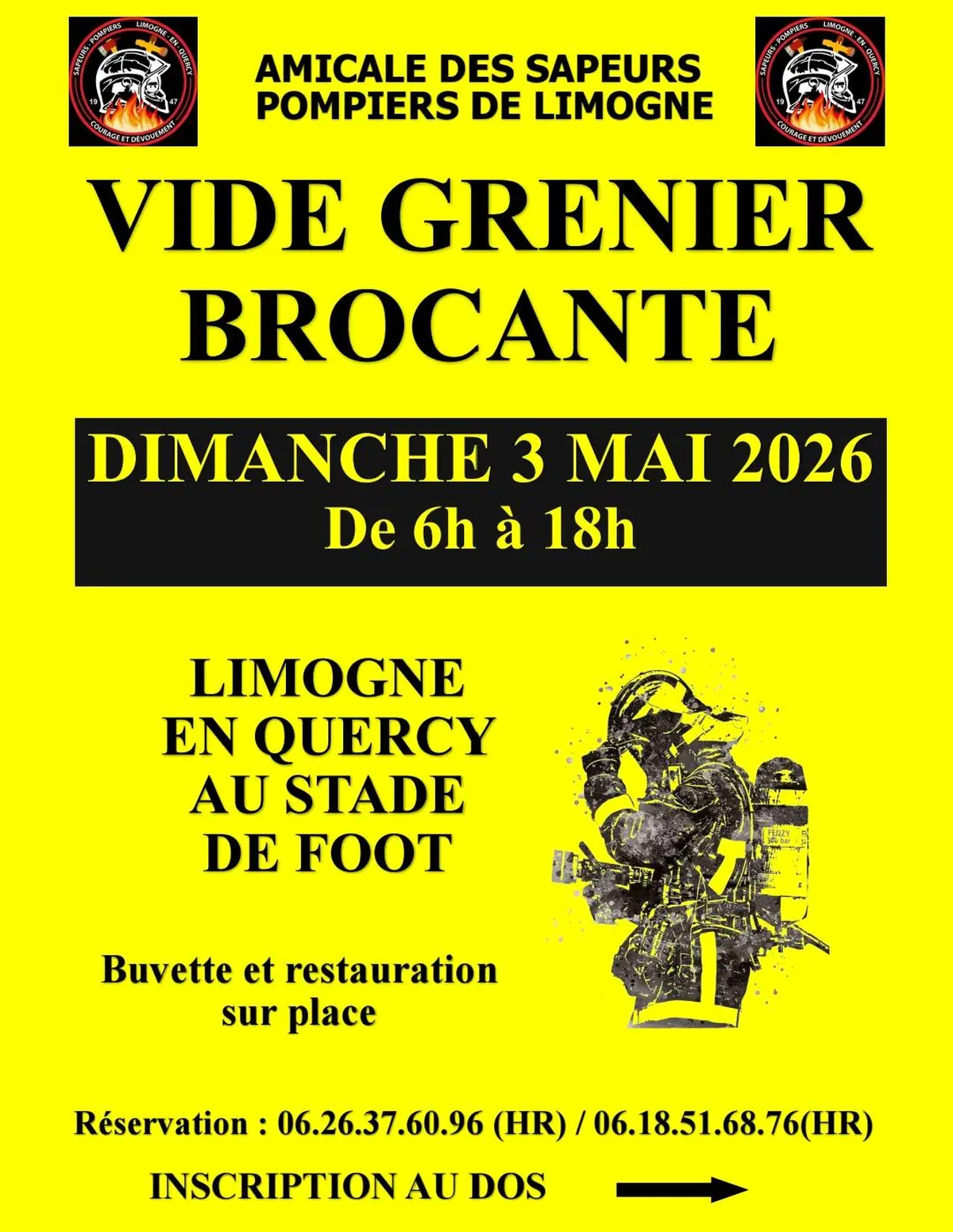 Brocante des sapeurs pompiers