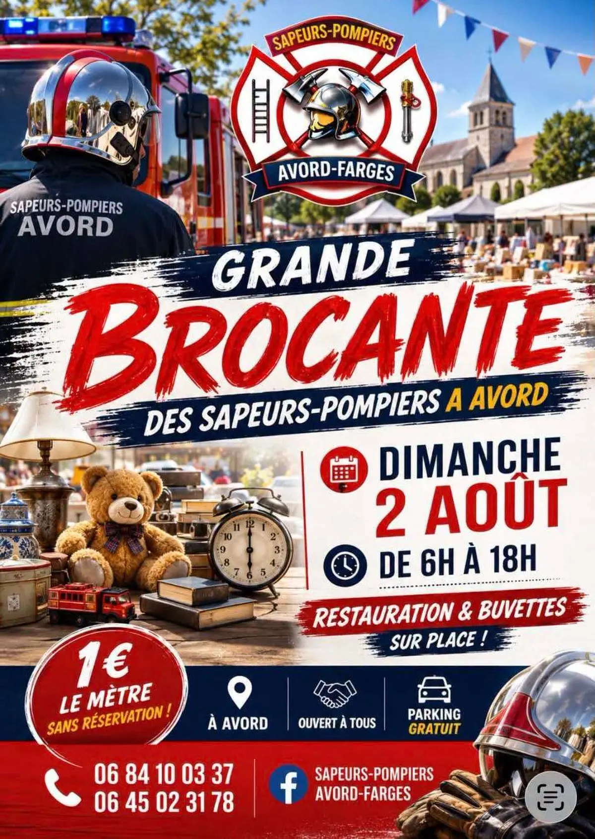 Brocante des sapeurs-pompiers d'Avord