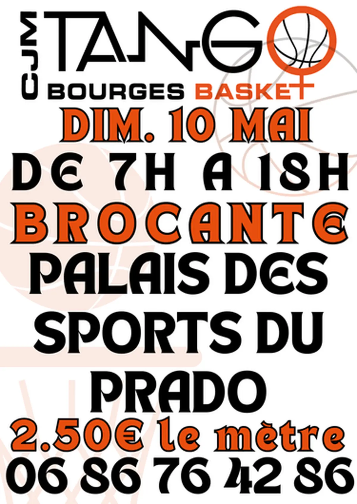 Brocante du CJM Bourges Basket