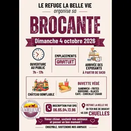 Brocante du Refuge La Belle Vie