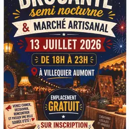 Brocante et Marché artisanal semi nocturne