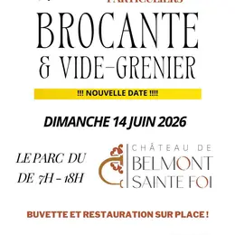 Brocante et vide-greniers à Belmont-Sainte-Foi