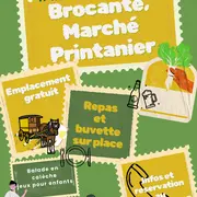 Brocante, marché printanier