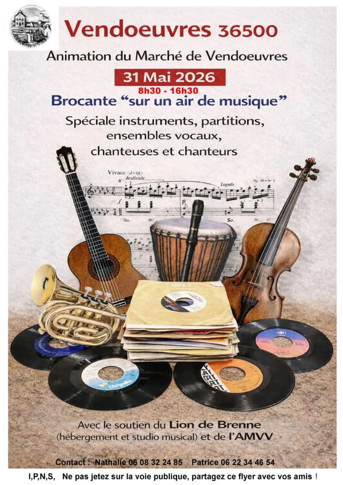 Brocante sur un air de musique