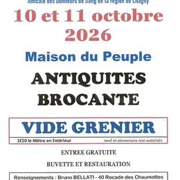 Brocante - vide-grenier de l'amicale des donneurs de sang