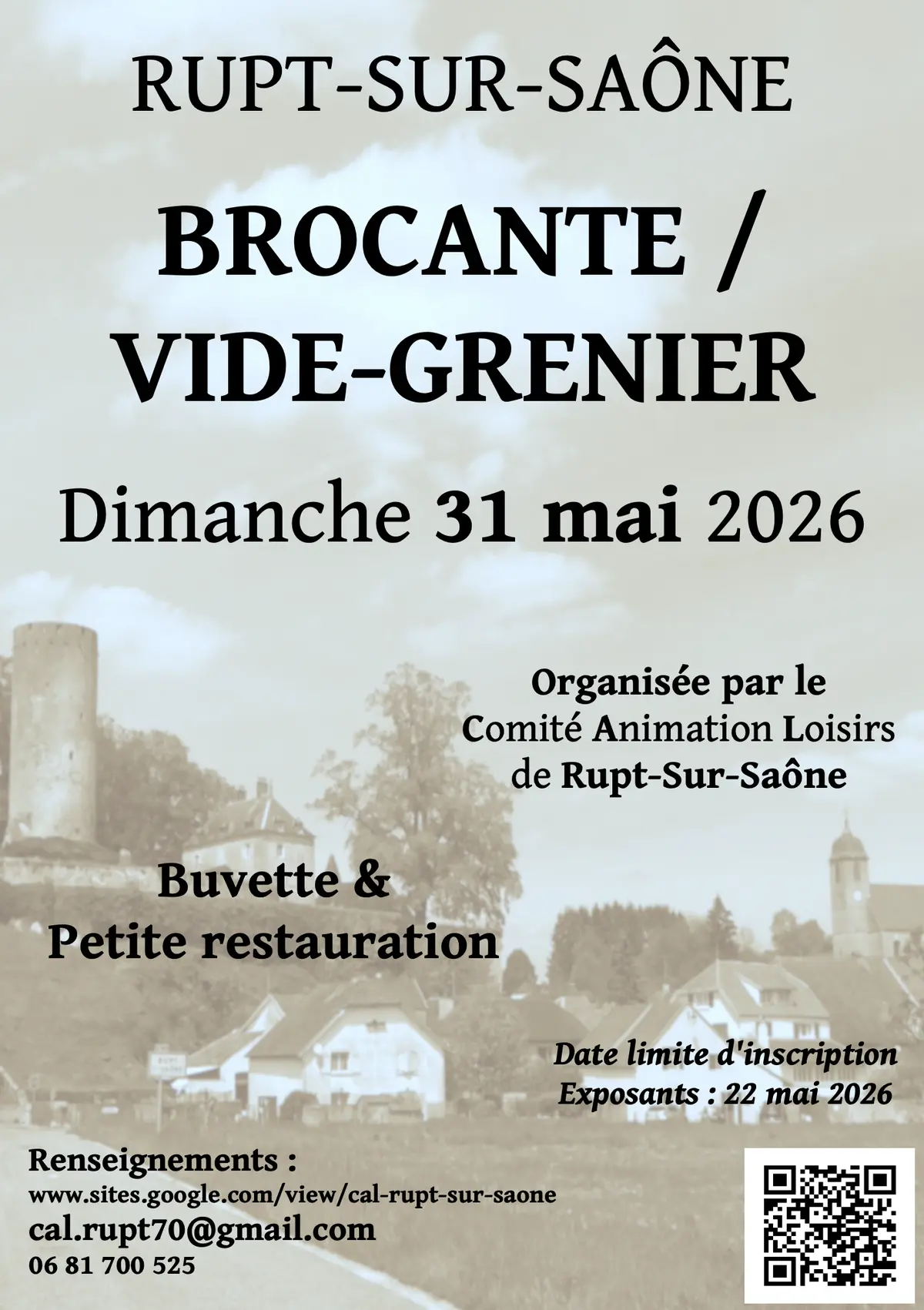 Brocante / Vide-Grenier de Rupt-Sur-Saône