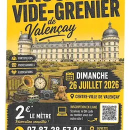 Brocante, vide-grenier de Valençay.