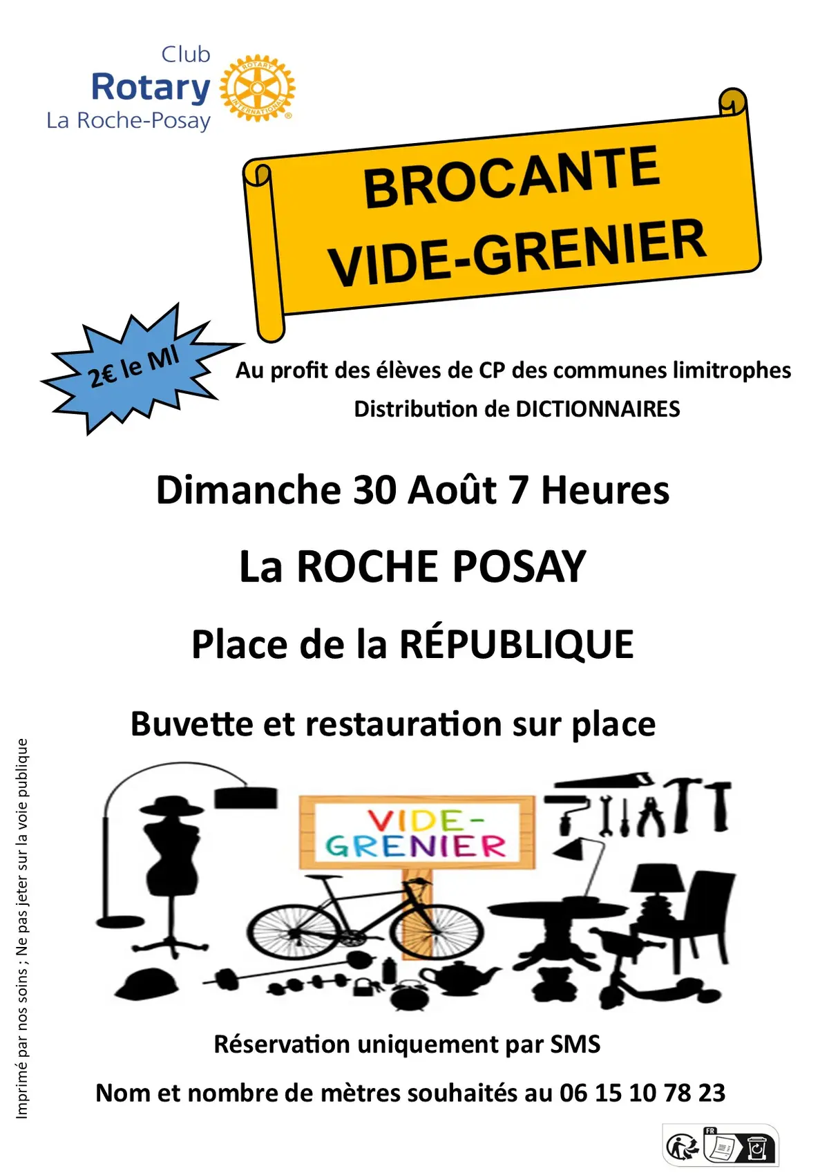 Brocante – Vide-grenier du Rotary